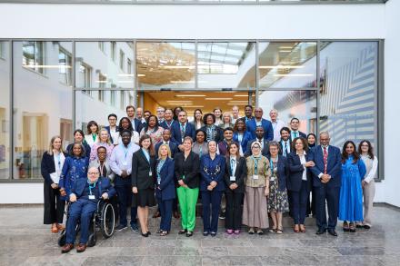 Group picture of the Global Changemaker Academy for Parliamentarians 2025 participants