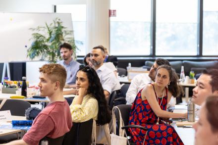participants in the classroom