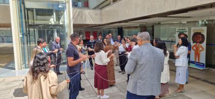 course participants during outdoor activity