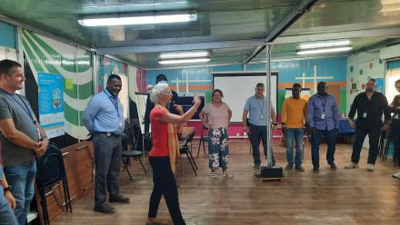 Participants during gender competence development in Somalia