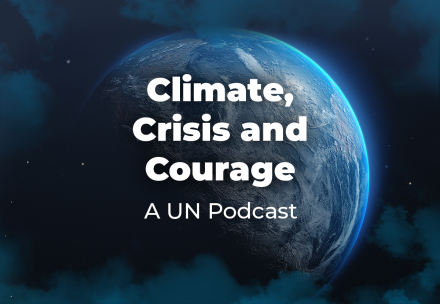 Climate, Crisis and Courage Podcast website banner