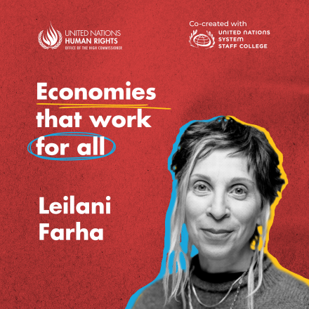 Economies that work for all- podcast- Leilani-Farha