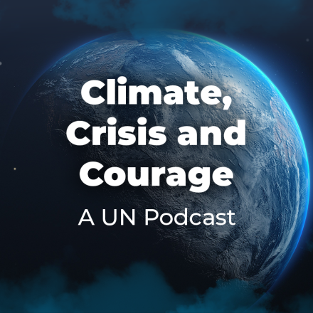 Climate, Crisis and Courage Podcast website banner