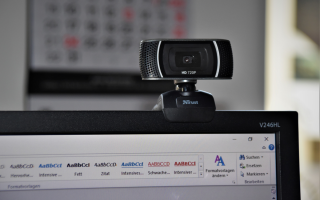 Computer with webcam
