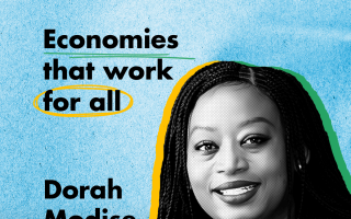 A photo of Dorah-Modise- Economies that work - for all - podcast