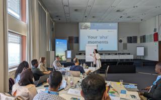 photo of a session at UN Strategic Communications in Action pilot course 